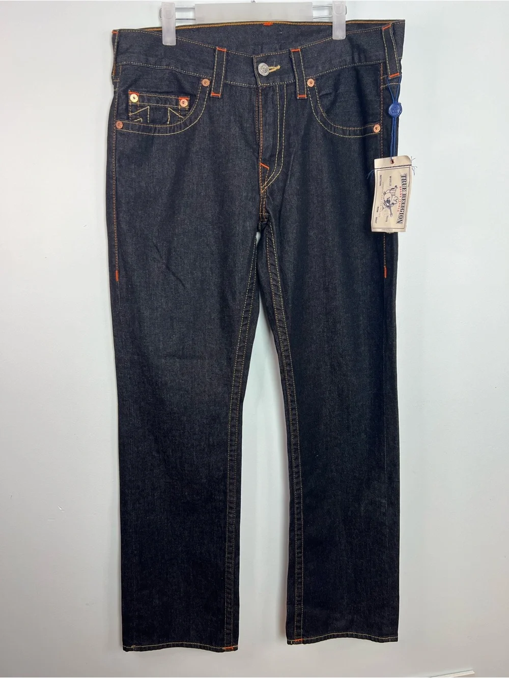 True Religion Ricky Straight Jeans Dark Wash NWT Men’s 33x34